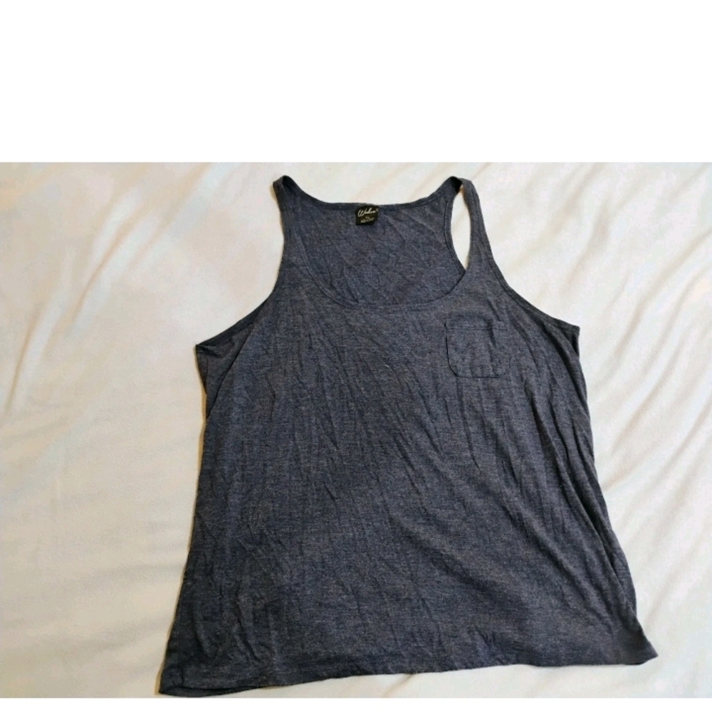 Chic Dark Blue Women's Tank Top